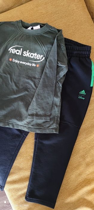 Pantaloni și bluza adidas/Zara 110-116