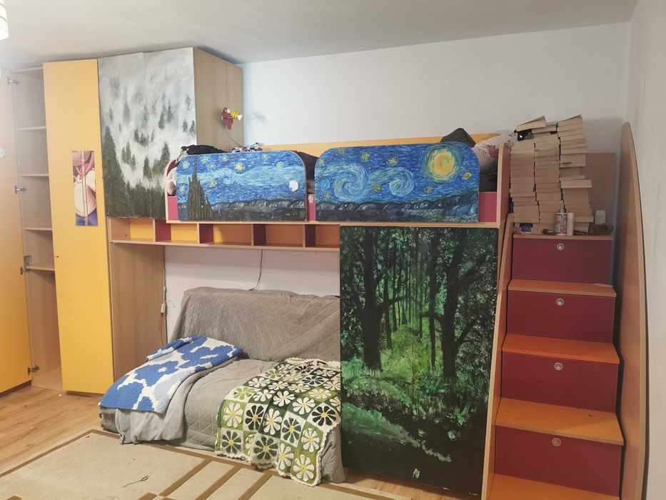 Mobila tineret paturi suprapuse