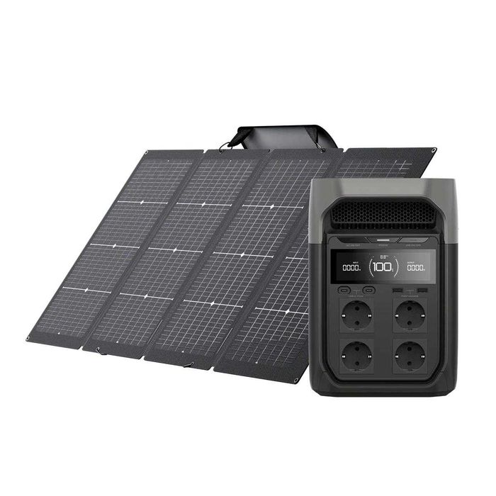 Комплект Портативная станция Ecoflow DELTA 3 + Солнечная панель