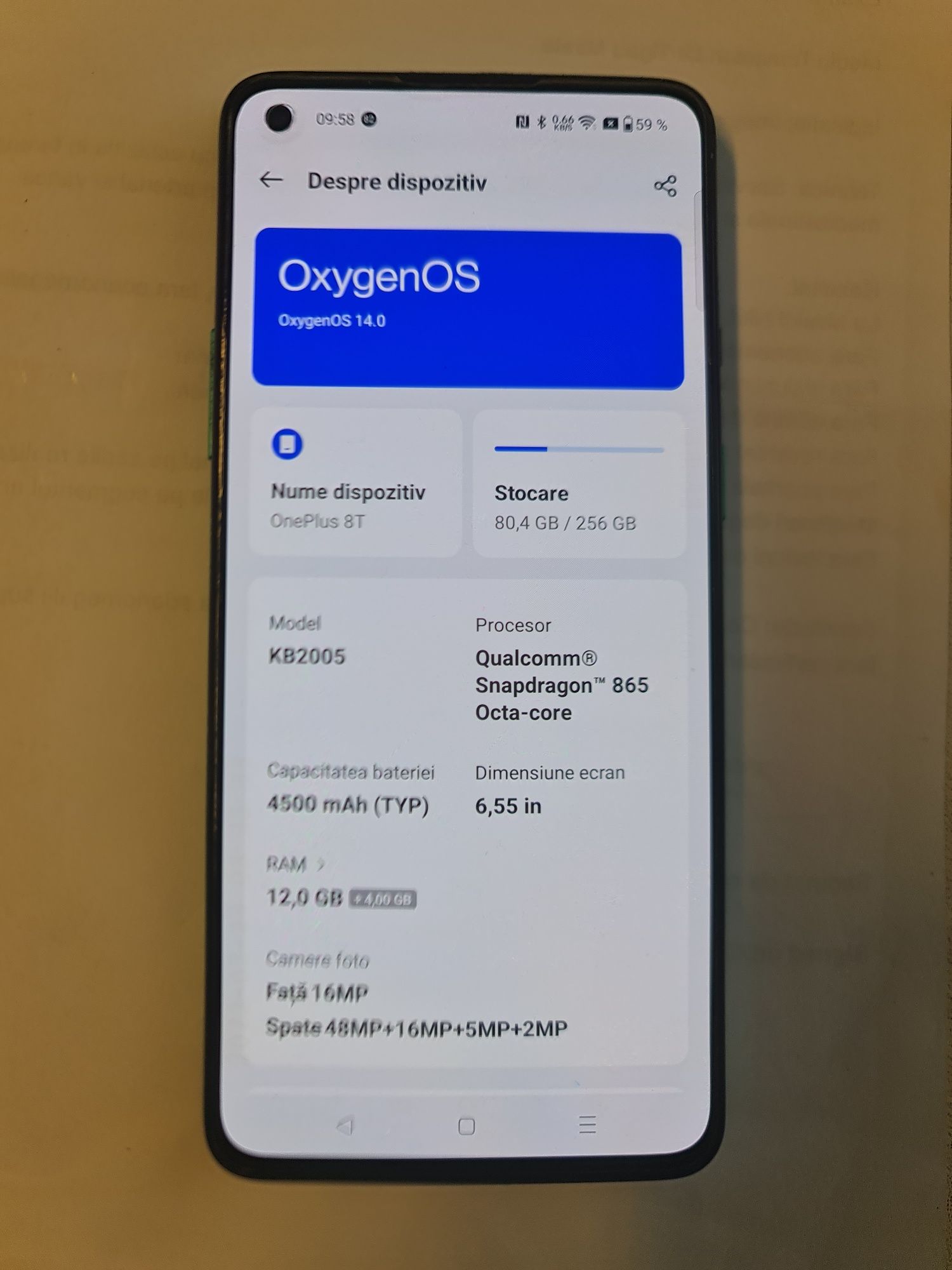 Telefon OnePlus 8T