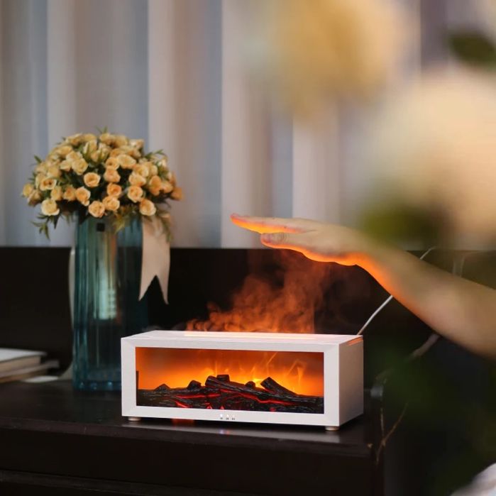 Aroma diffuser flame