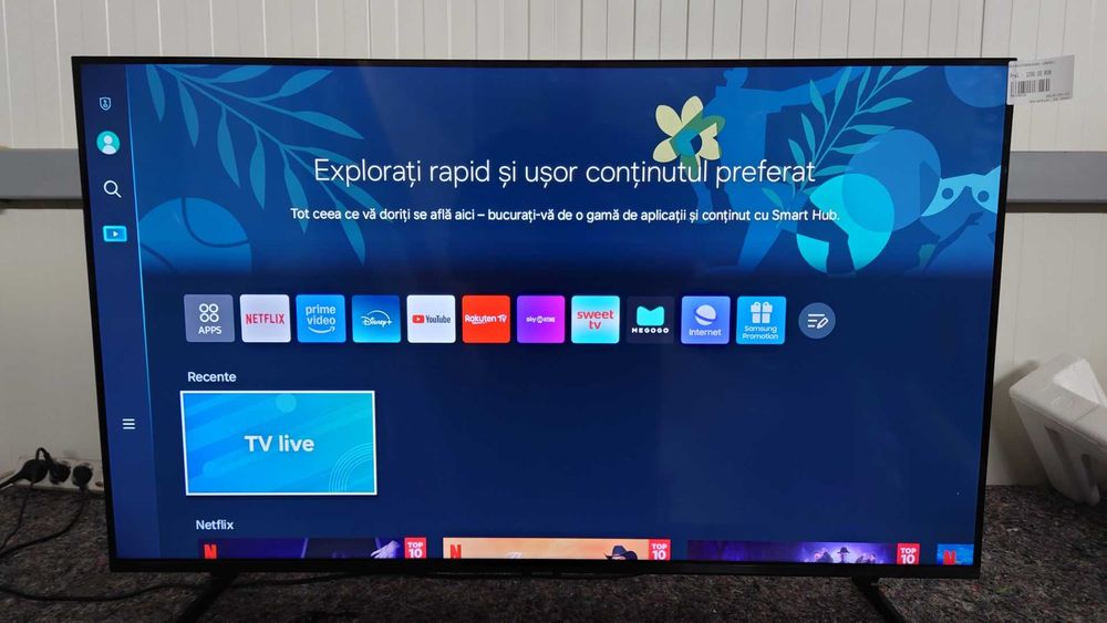 Televizor Samsung LED 43CU7092, 108 cm, Smart, 4K Ultra HD, Clasa G