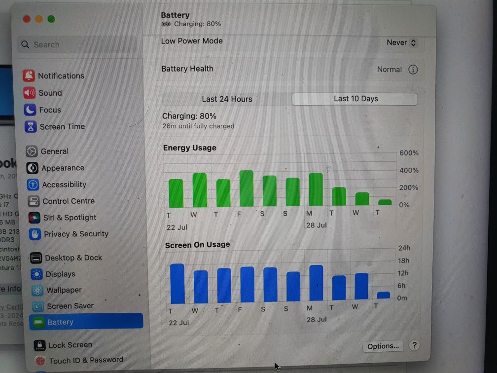 Macbook Pro 15’ 2017 / Intel Core i7 2.9Ghz/ 16GB LPDDR3 2133Mhz / 512