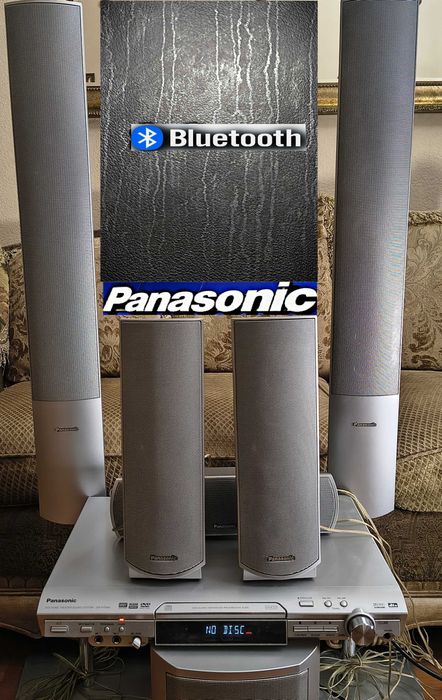 PANASONIC Домашний кинотеатр САУНДБАР  5.1.сабвуфер Bluetooth