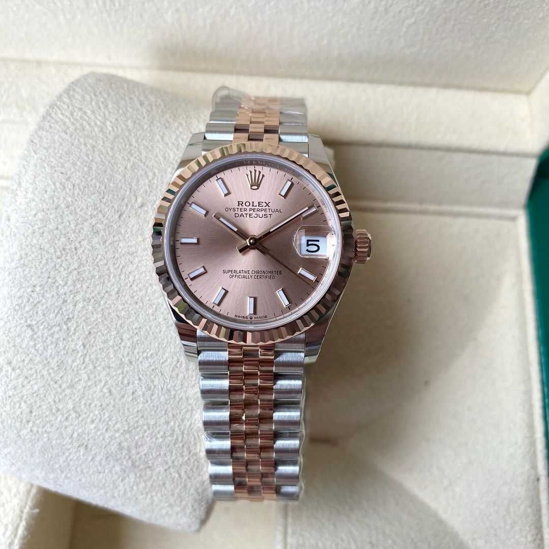 Дамски / Часовници 31mm сребро розово злато