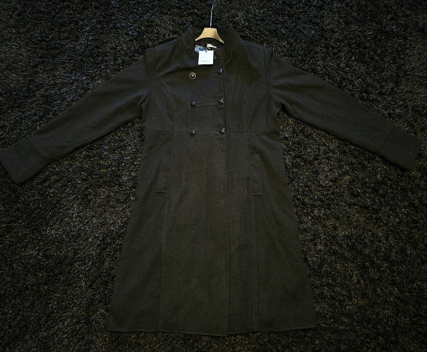 Palton lung nou cu eticheta marimea 46 XL - negru