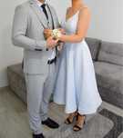 Rochie albastra cu sclipici. Marimea 36