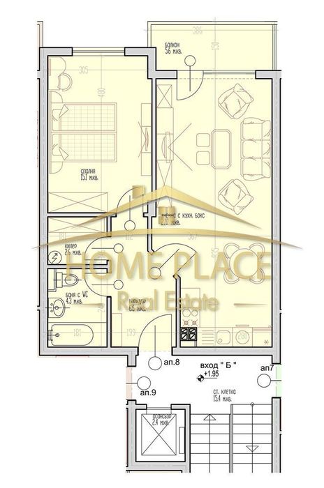 Продава се Двустаен апартамент в Варна, Виница - 79 кв.м за 1204 €/кв.м - Снимка #1
