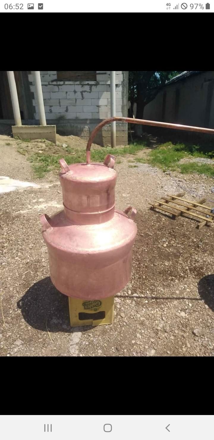 Vând cazan de țuică la 120 de Litri  cu fundul de 4 mm