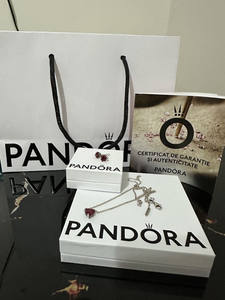 Set Pandora colier si cercei