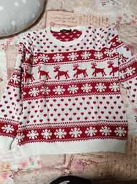 Коледен пуловер с елени