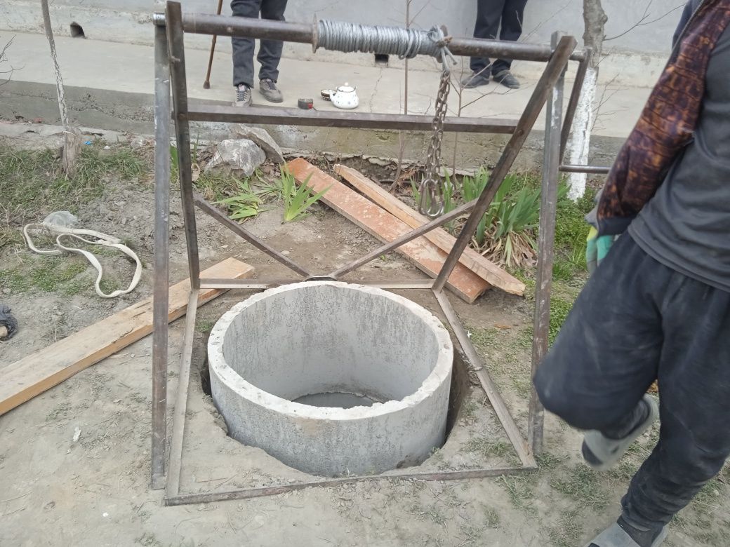 Quduq qazish kalodist yetkazish va ichki va tashqi santexnika xizmati