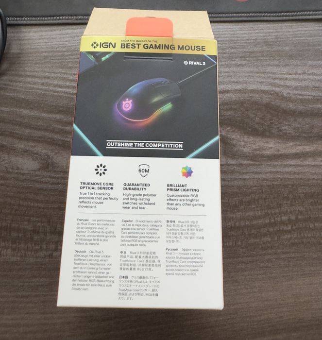 Mouse Gaming Steel Series Rival3 Negru