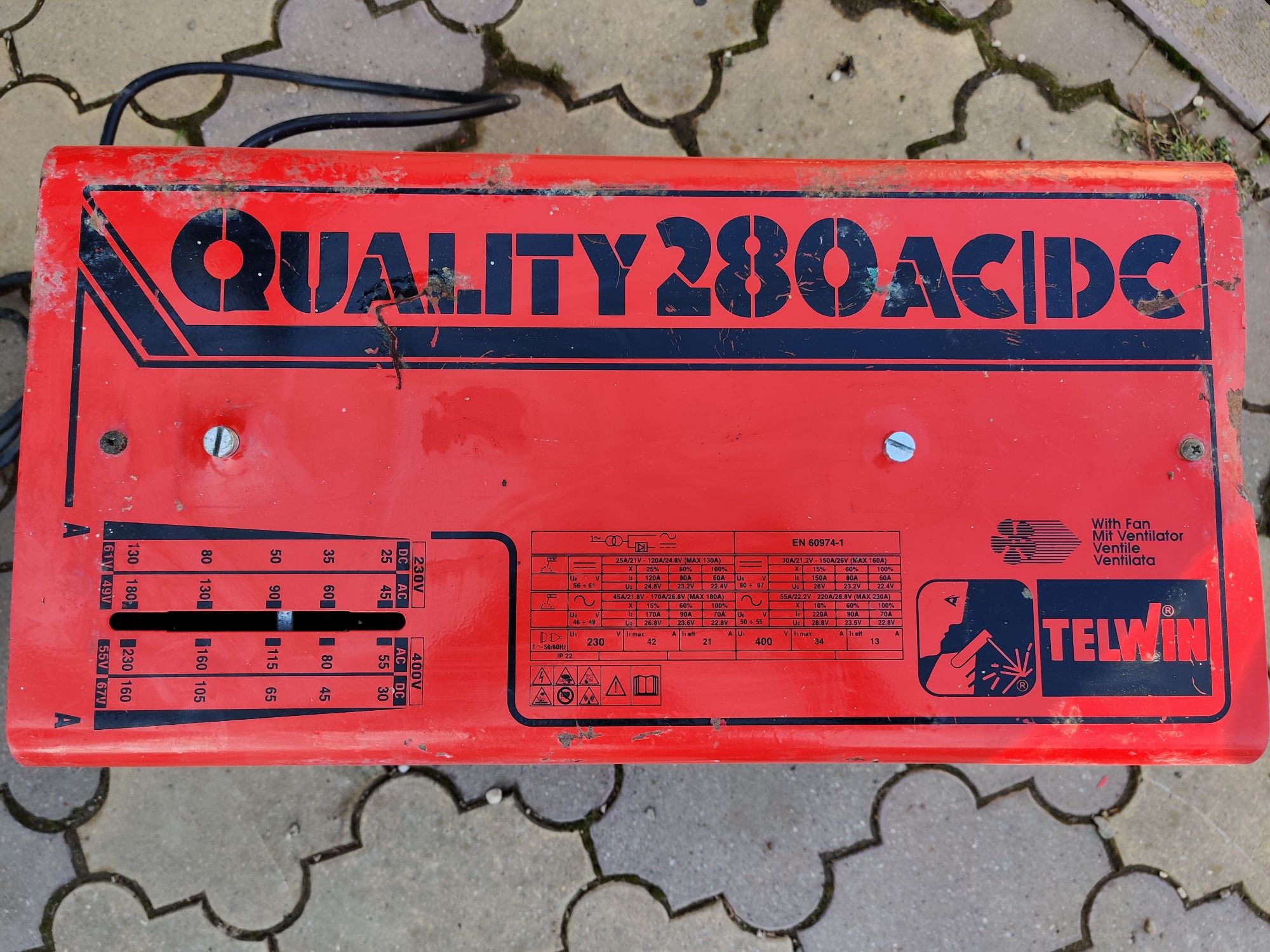 Aparat sudura Telwin Quality 280 AC/DC
