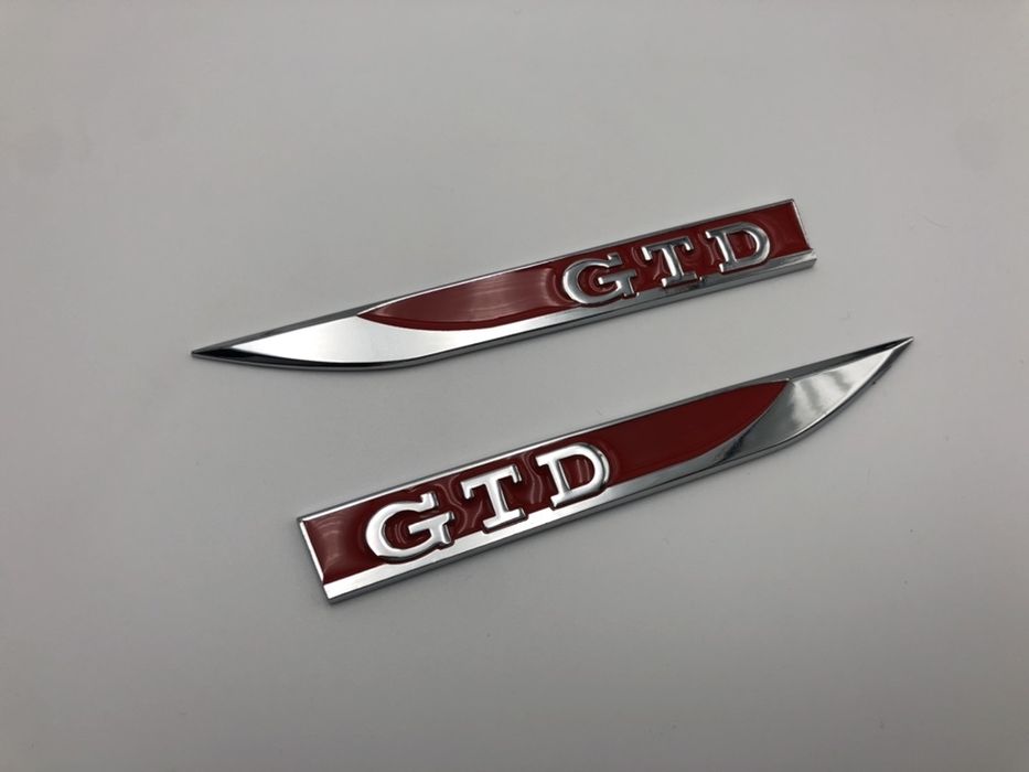Embleme VW GTD aripi rosu