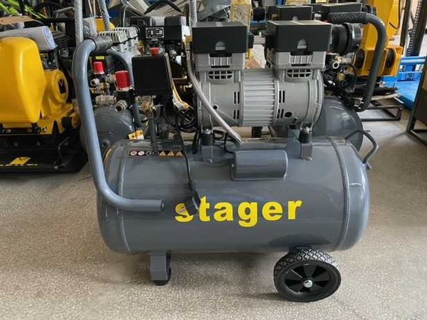 Compresor Aer SILENTIOS Stager HM50JW-0.75 50L, 65dB, 135L/min - Stoc.