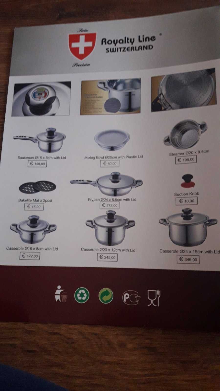 Стилен комплект за готвене Royalty Line, 16 части