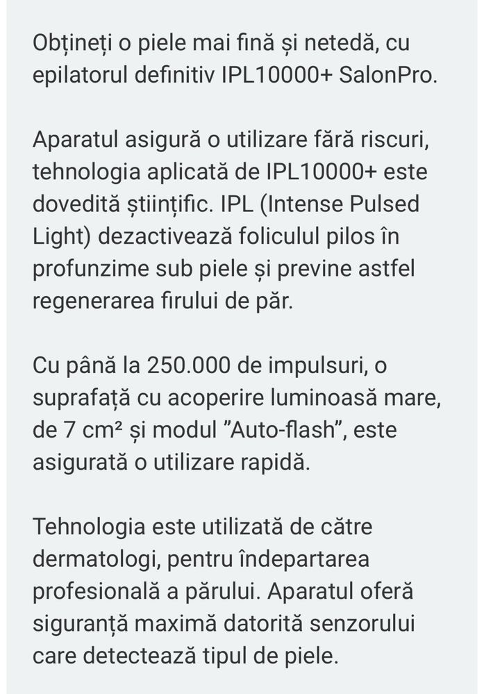 Aparat de epilare definitiva Beurer