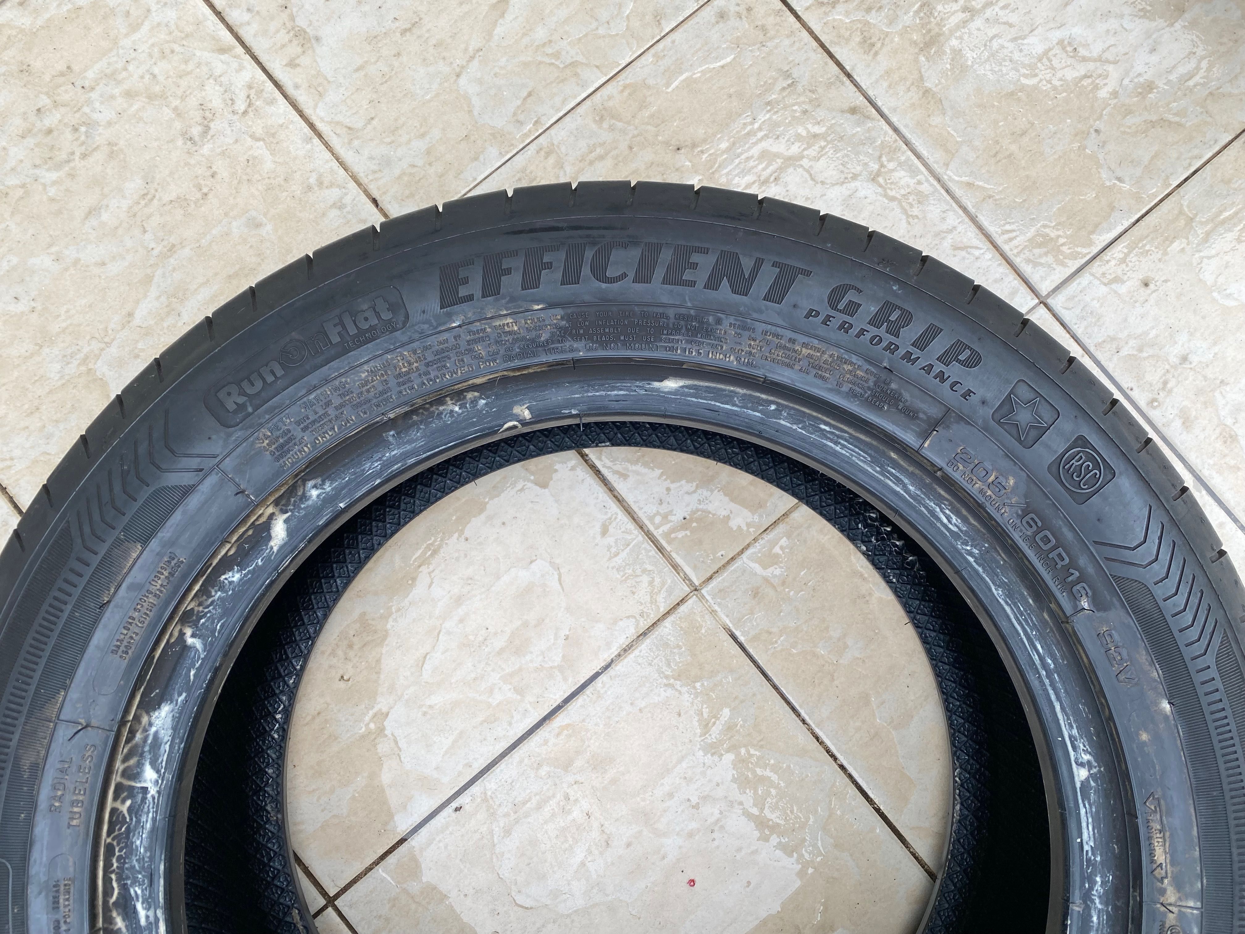 Гуми летни гума 205/60/16” GOODYEAR EFFICIENT,RunnFlat