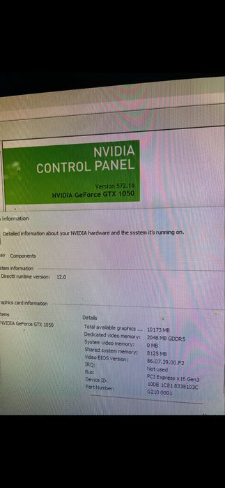 Pc, HP Pavilion Gaming  i5-9500,16gb ram, GTX1050, 1tera
