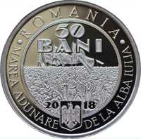 Monede 50 bani 2018 Centenar Marea Unire