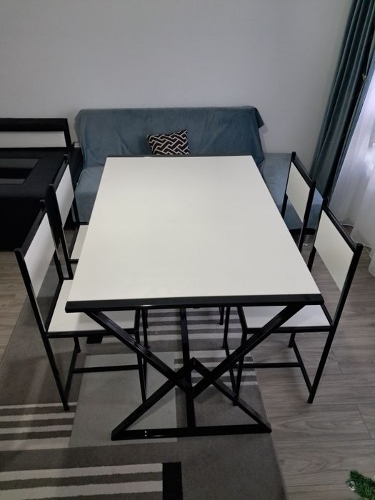 Set masa + scaune model industrial handmade 130cmx90cm