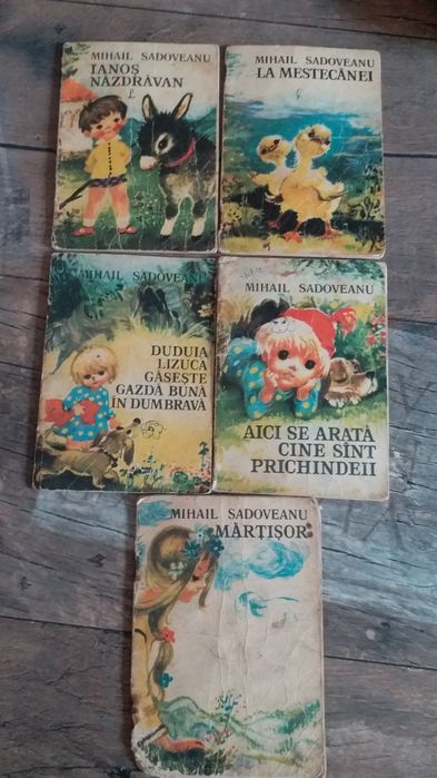 Carticele de povesti pentru copii din 1975,nu  trimit in tara ,predare