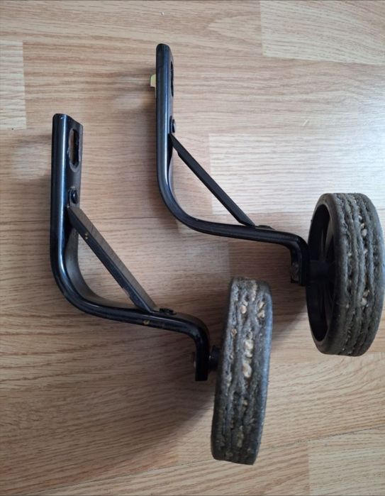 Roti ajutatoare reglabile pentru bicicleta copii - nu se indoaie