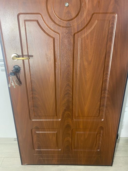 5 Buc. Ușă Metalică cu Toc, Armătură, Broască, Chei