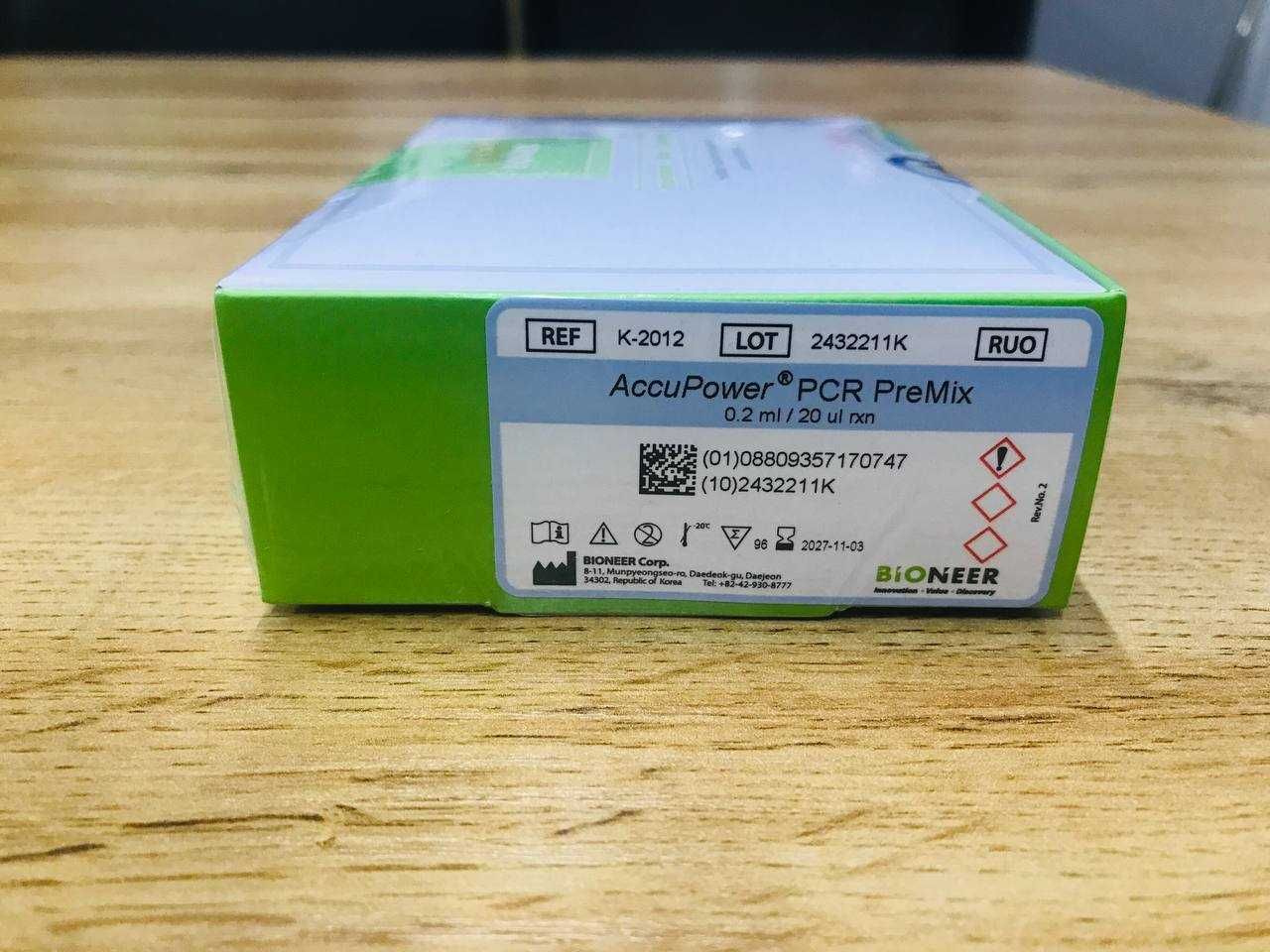 Набор реагентов для ПЦР AccuPower® PCR PreMix (96 T, 20 мкл) от Bioner