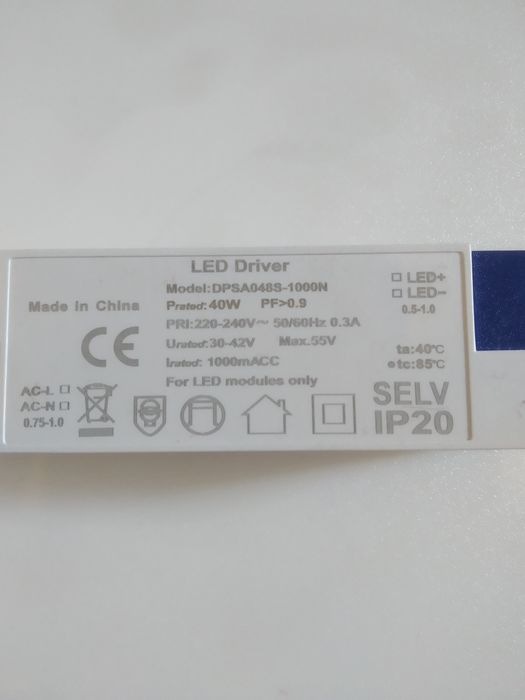 Panou led slim hoff 60x60 cm 40 wati - 6 bucati