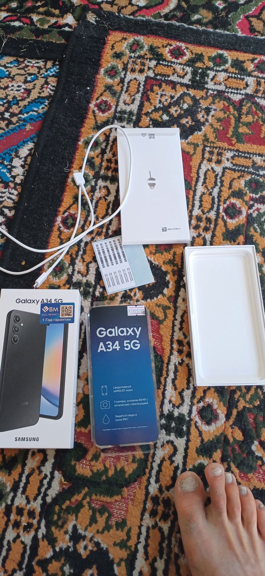 Samsung a34 5g  128 ga 6