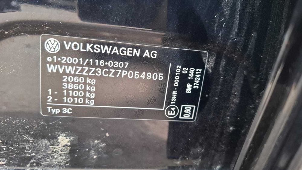 Galerie admisie,Clapeta acceleratie, Catalizator Passat B6 2.0TDI 2007