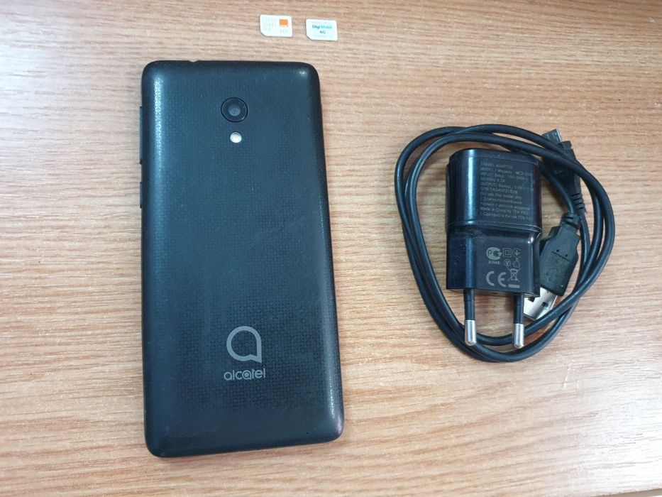 Alcatel 1c 2019 5003D Android 8 dualsim necodat 1Gb RAM sticla fisura