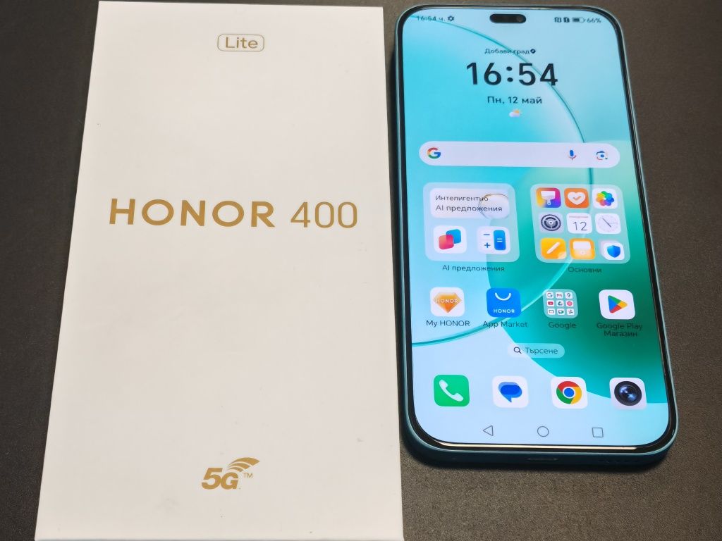 Като нов Honor 400 Lite 5G 8 GB RAM 256 GB ROM Гаранция