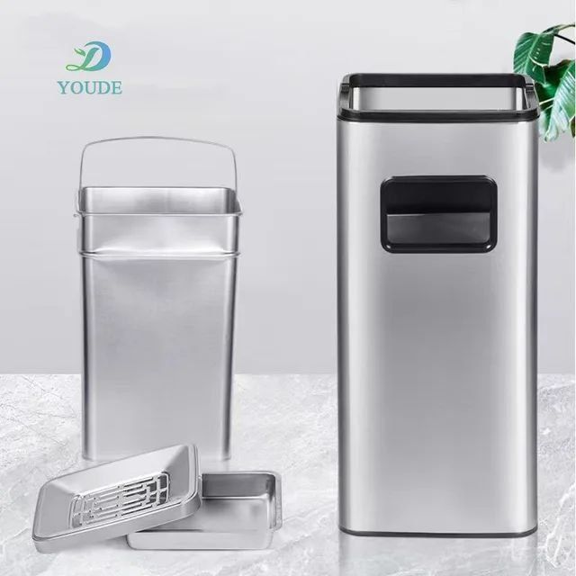 Курилка уличная из нержавеющей стали с пепельницей