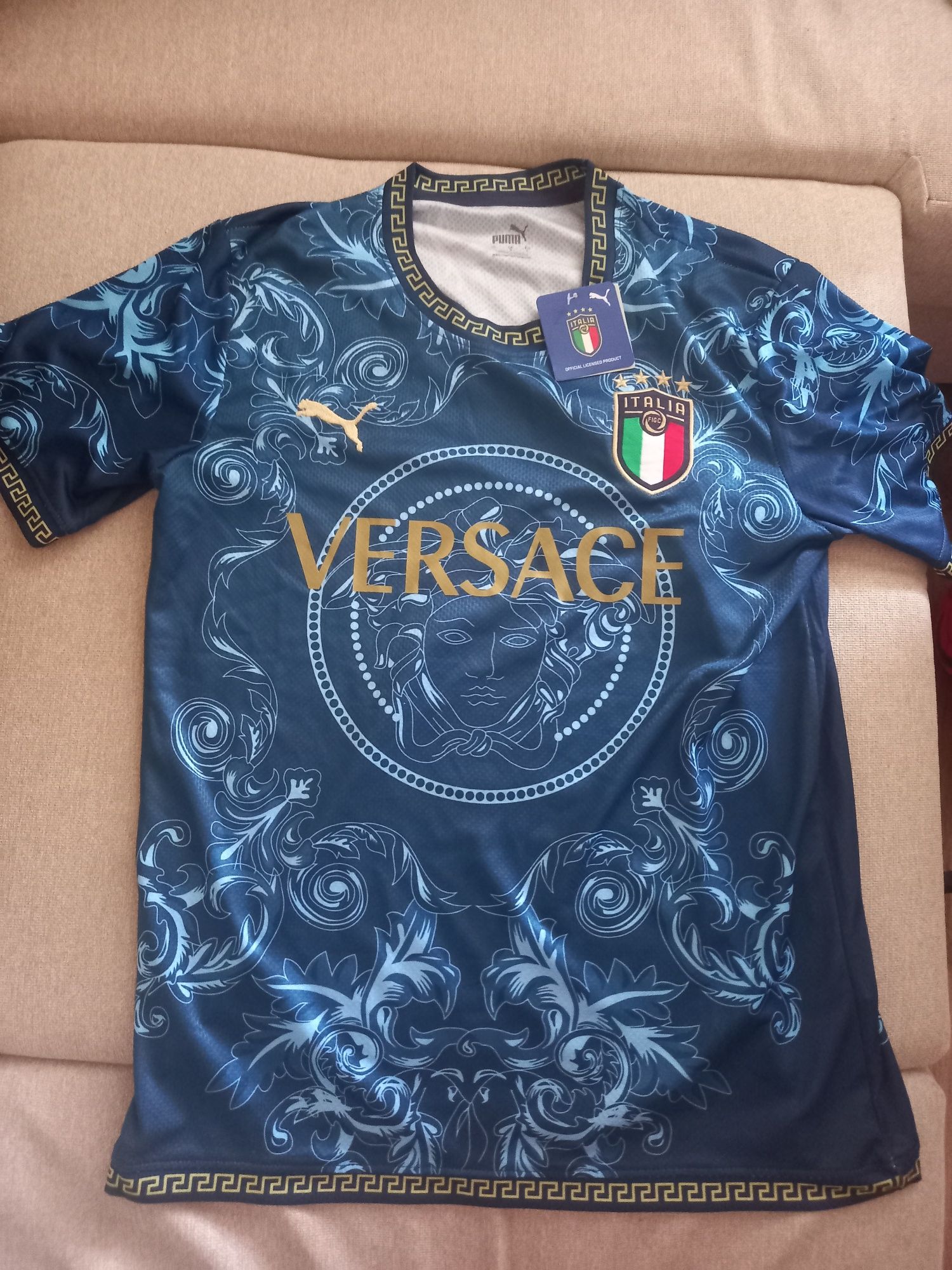 Футболна тениска на Италия Версаче Football T-Shirt Italy Versace