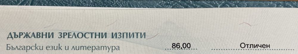 Материали за подготовка за ДЗИ