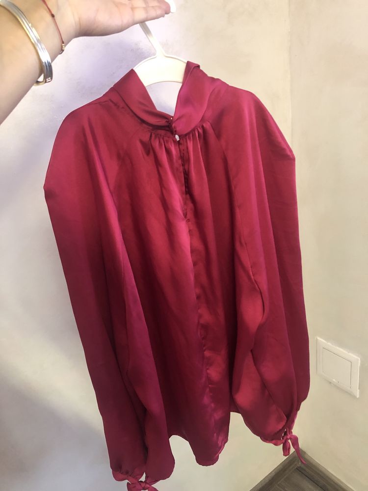 сатенена риза на Зара zara