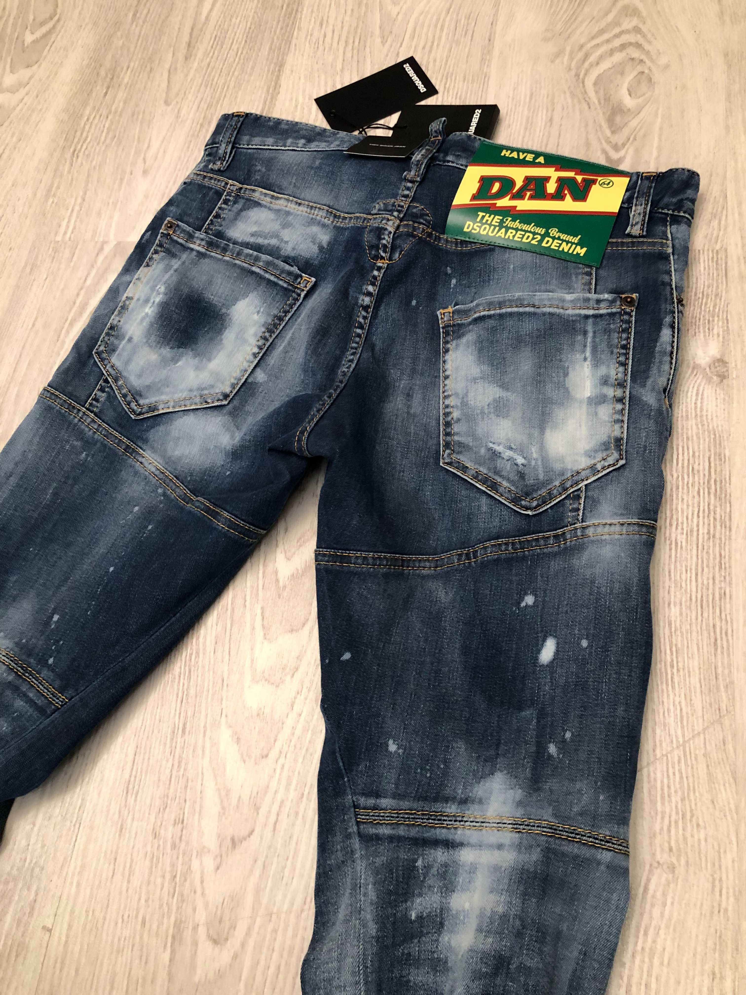 Dsquared2 blugi Tidy Biker Jean 44-46 italy, sau S-XS, retail 595 euro