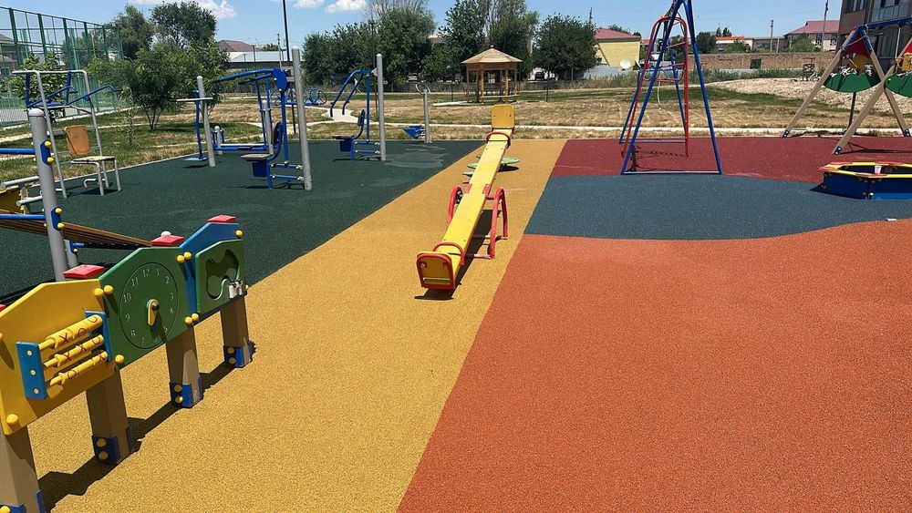 Тартановое покрытие, резиновая крошка от 5500тг