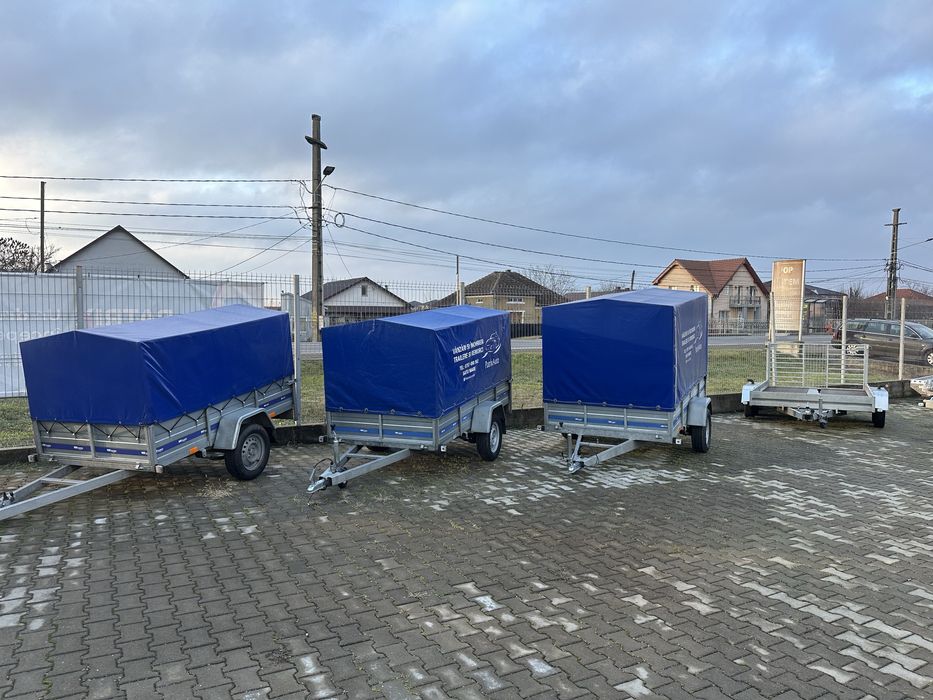 Inchirieri remorci/trailere/platforme auto 750 kg-3500 kg Satu Mare