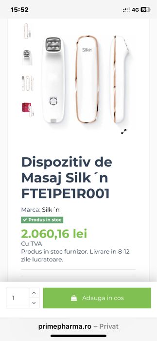 Dispozitiv masaj facial