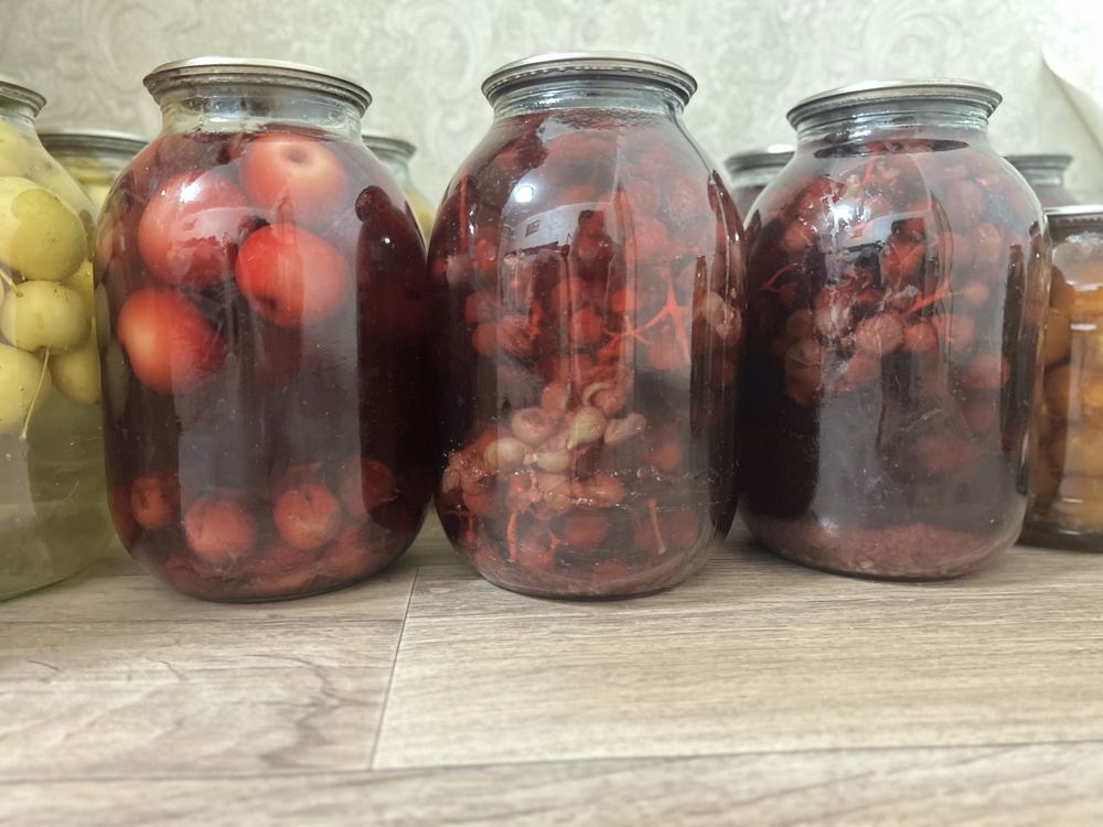 Компот варенье слива вишня яблоко