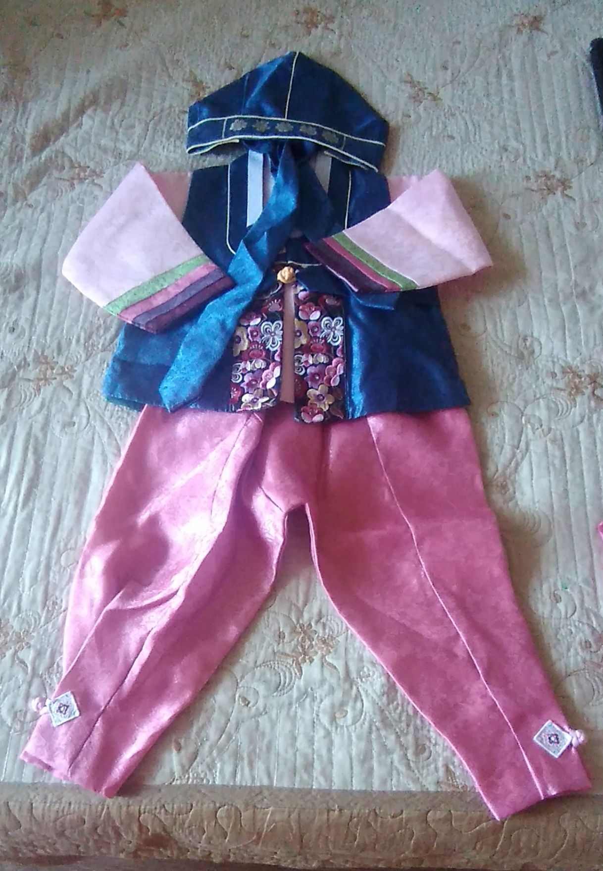 Детский ханбок корейский костюм для девочки, для мальчика