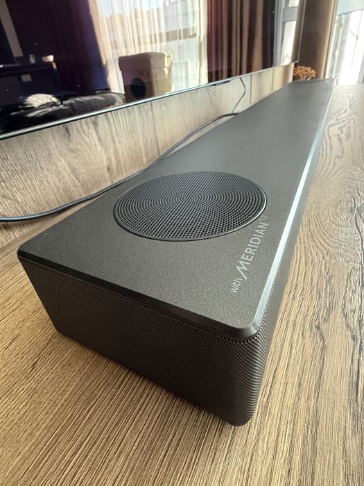 Soundbar LG S75Q, 3.1.2, 380W, Dolby Atmos, Subwoofer Wireless, Black