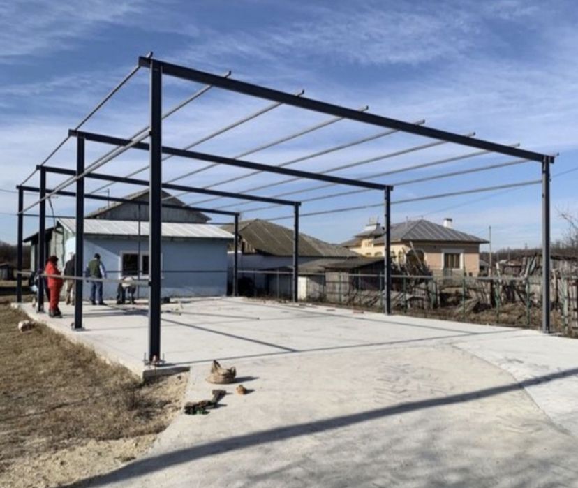 Vând hala structură metalică cu montaj