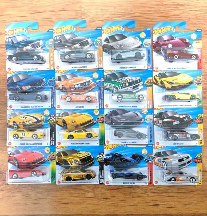 Hot wheels Ferrari, BMW, Mercedes, Porsche, Audi