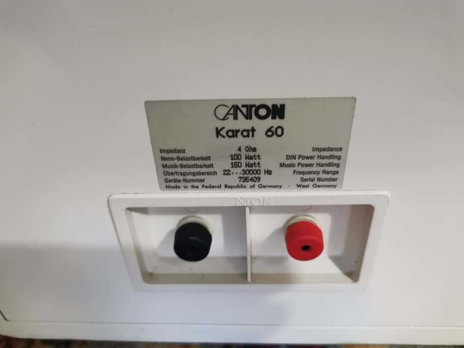 Boxe CANTON Karat 60 pe compresie