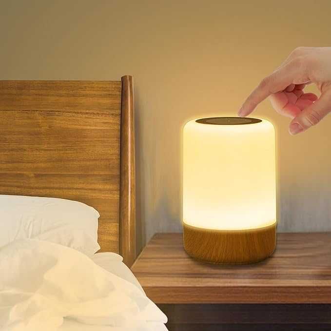 Lampa de veghe cu control tactil,schimbare luminii si a culorii